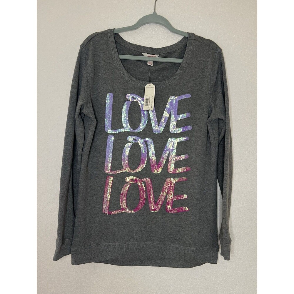 Arizona | Women’s L Gray LOVE Graphic Long Sleeves